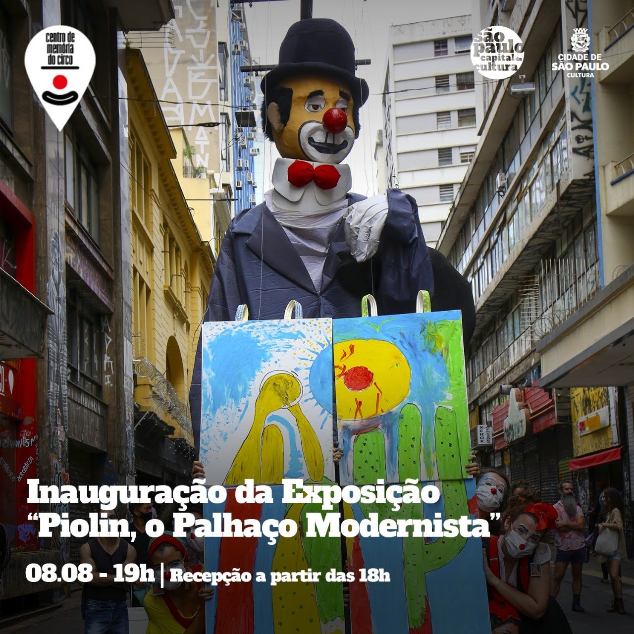 O CENTRO DE MEMÓRIA DO CIRCO INAUGURA A EXPOSIÇÃO PIOLIN, O PALHAÇO MODERNISTA. - imagem 2