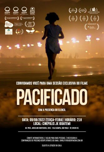 “PACIFICADO”, PROTAGONIZADO POR CÁSSIA NASCIMENTO, BUKASSA KABENGELE, DÉBORA NASCIMENTO, JOSÉ LORETO e grande