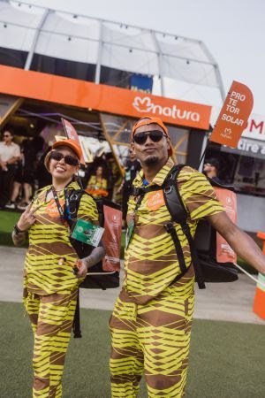Ativação do protetor solar Natura Fotoequilíbrio FPS 60 protege mais de 25 mil pessoas no Rock in Rio