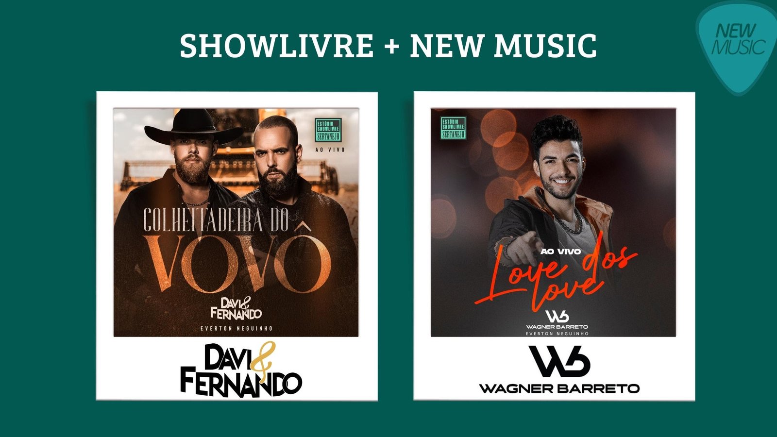 Confira as melhores lives sertanejas pela Showlivre com a New Music Brasil!