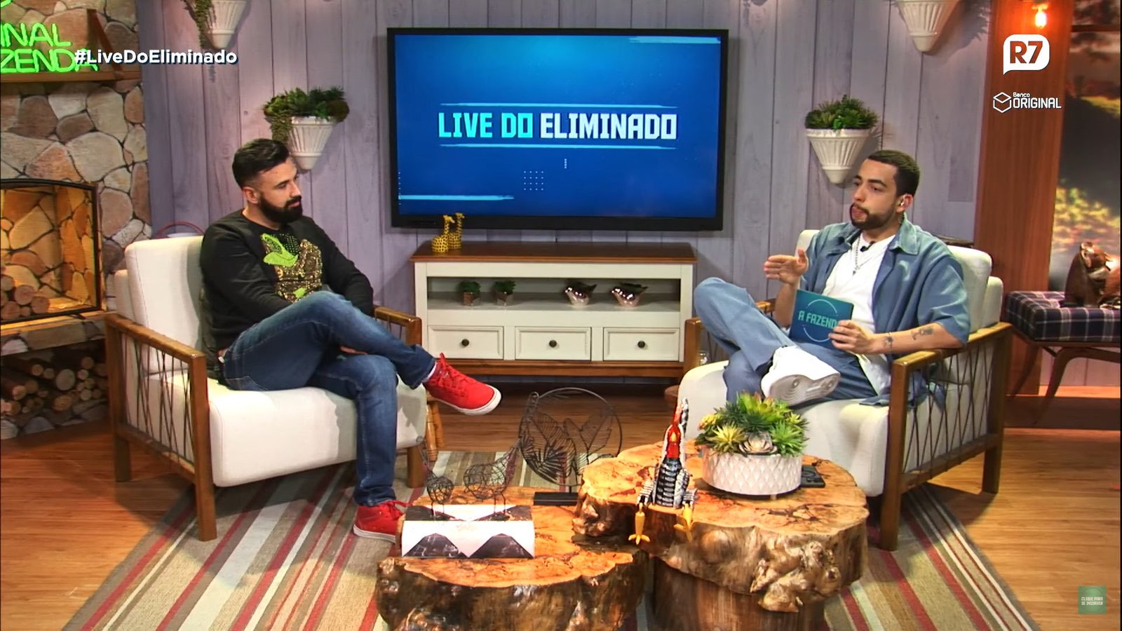 EM LIVE NO R7, ELIMINADO DE “A FAZENDA 14” CONTA QUE GRETCHEN TORCIA PARA ELE NAMORAR A NETA DELA - imagem 3