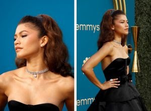 Zendaya brilha usando BVLGARI no Emmy Awards