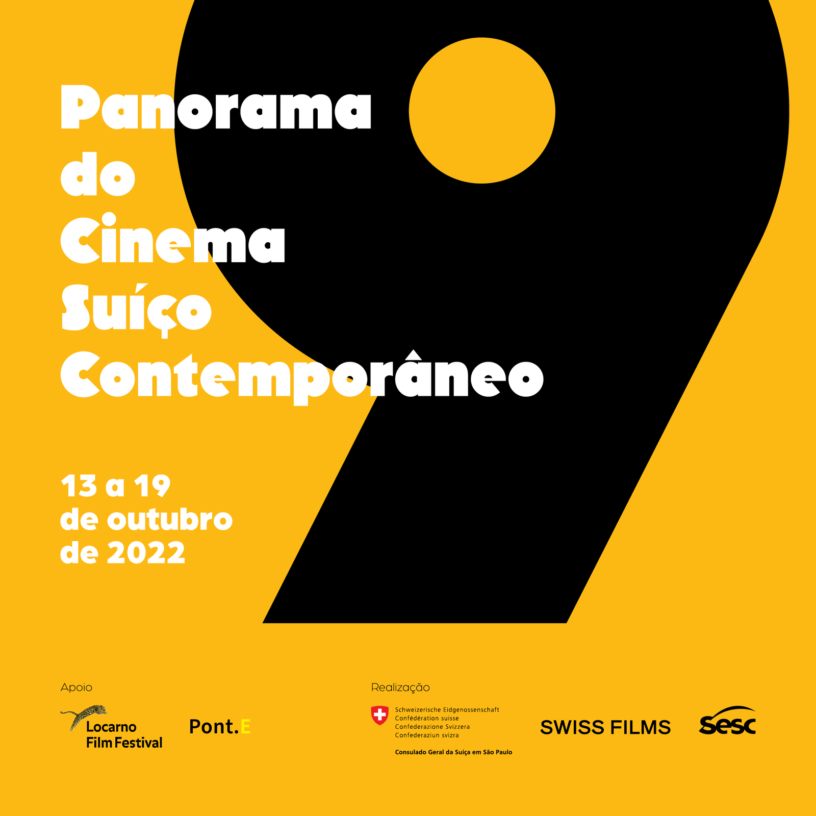 CONSULADO GERAL DA SUÍÇA E SESC SÃO PAULO APRESENTAM O9º PANORAMA DO CINEMA SUÍÇO CONTEMPORÂNEO