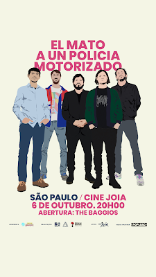 El Mató a un Policía Motorizado faz show nesta quinta (6) no Cine Joia (SP) - imagem 4