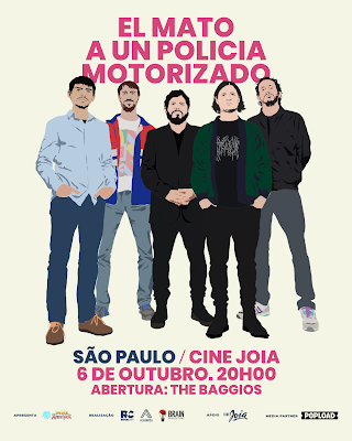 El Mató a un Policía Motorizado faz show nesta quinta (6) no Cine Joia (SP) - imagem 5