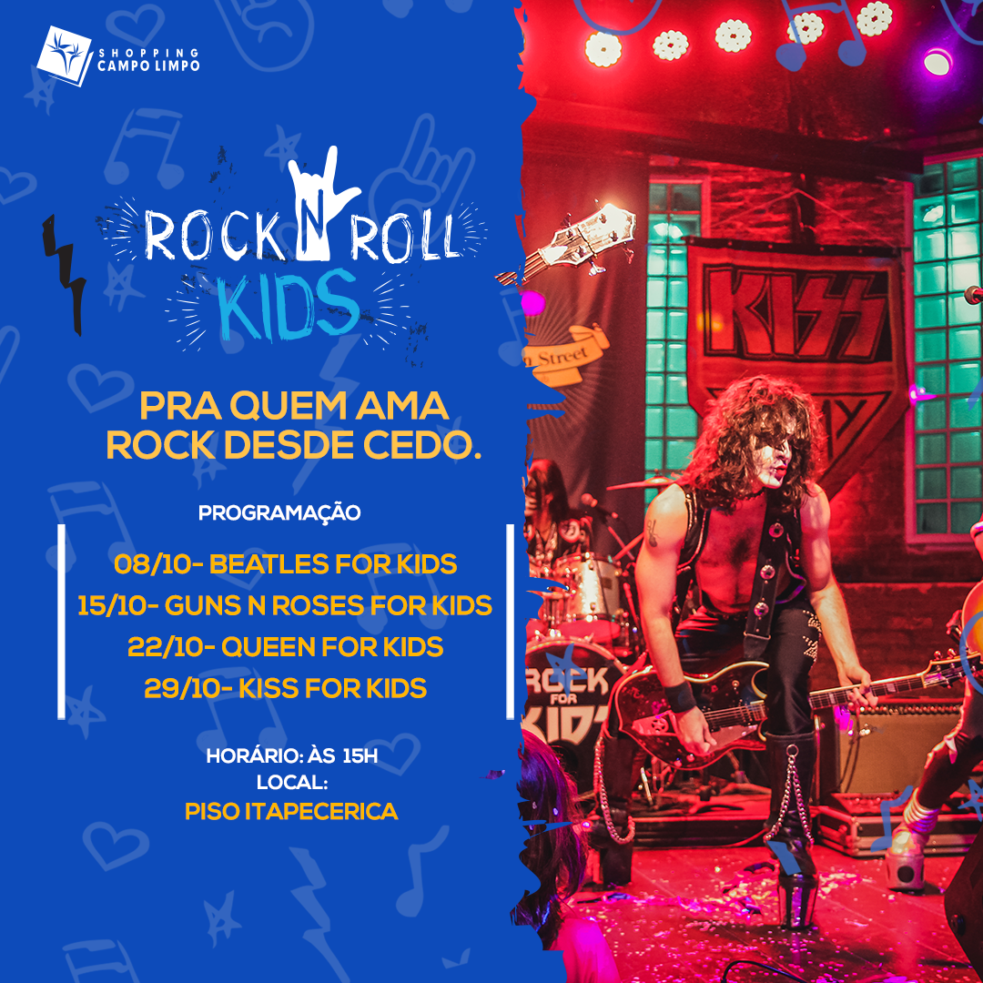 Festival Rock Kids agita o Shopping Campo Limpo no mês das crianças - imagem 2