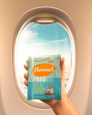 Flormel e Tirolez criam snack saudável exclusivo para serviço de bordo da GOL