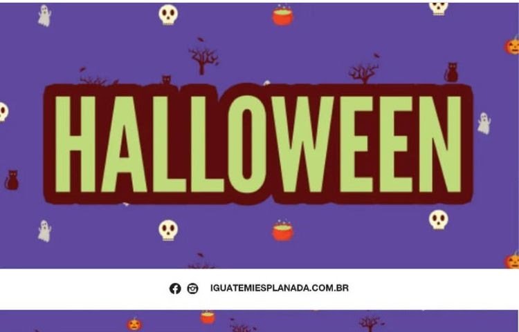 Iguatemi Esplanada faz ação voltada às crianças no Halloween