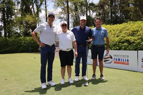 Instituto Família Barrichello promove 4º edição do Golfe do Bem; Rubens Barrichello, Tadeu Schimdt e Rodrigo