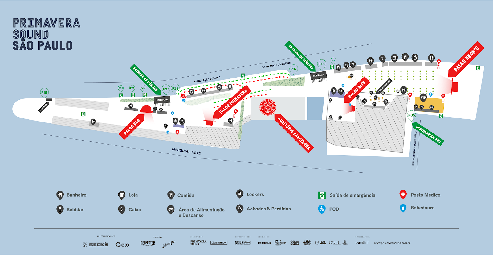 PRIMAVERA SOUND SÃO PAULO DIVULGA HORÁRIOS DOS SHOWS E DIVISÃO DAS ATRAÇÕES POR CADA PALCO - imagem 2