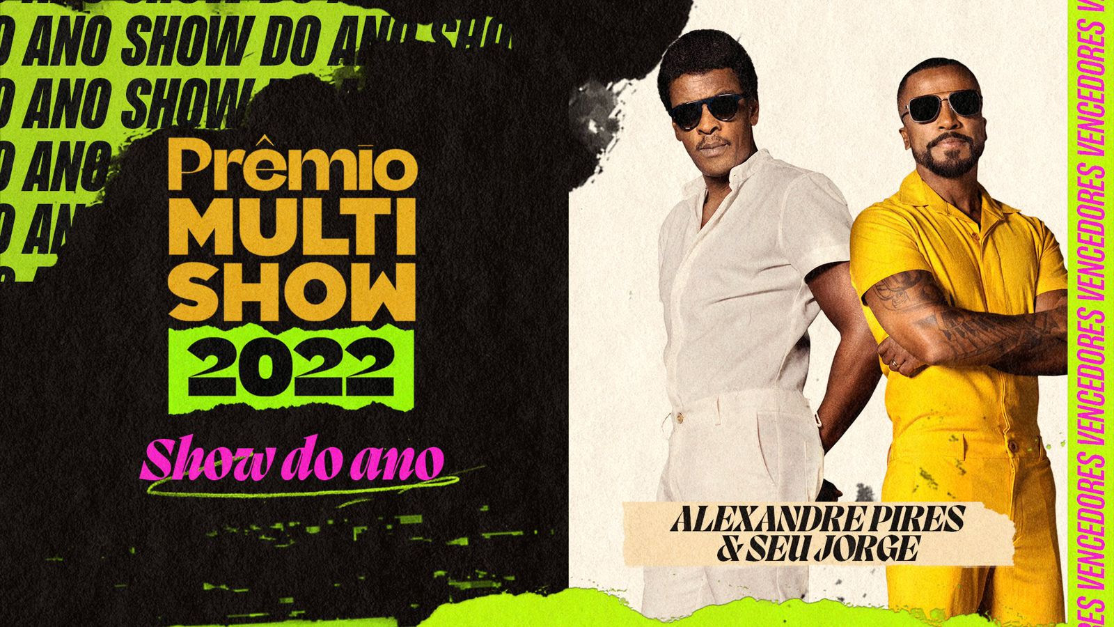 Seu Jorge e Alexandre Pires vencem Prêmio Multishow - imagem 6