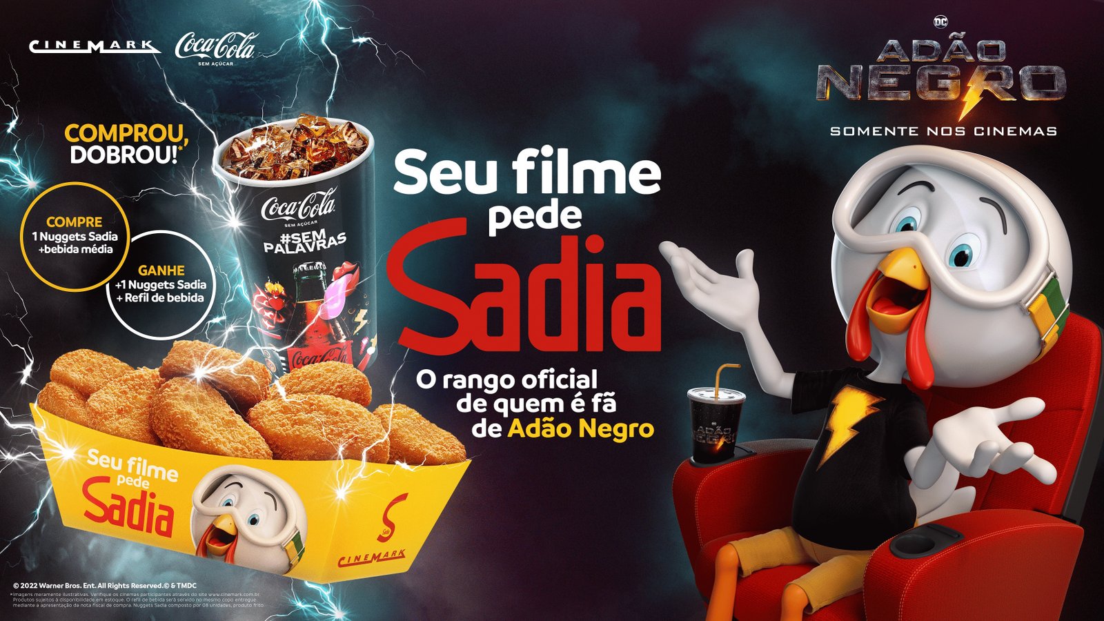 “ADÃO NEGRO", DA WARNER, REAFIRMA SEU PODER SE ALIANDO À SADIA E CINEMARK - imagem 2