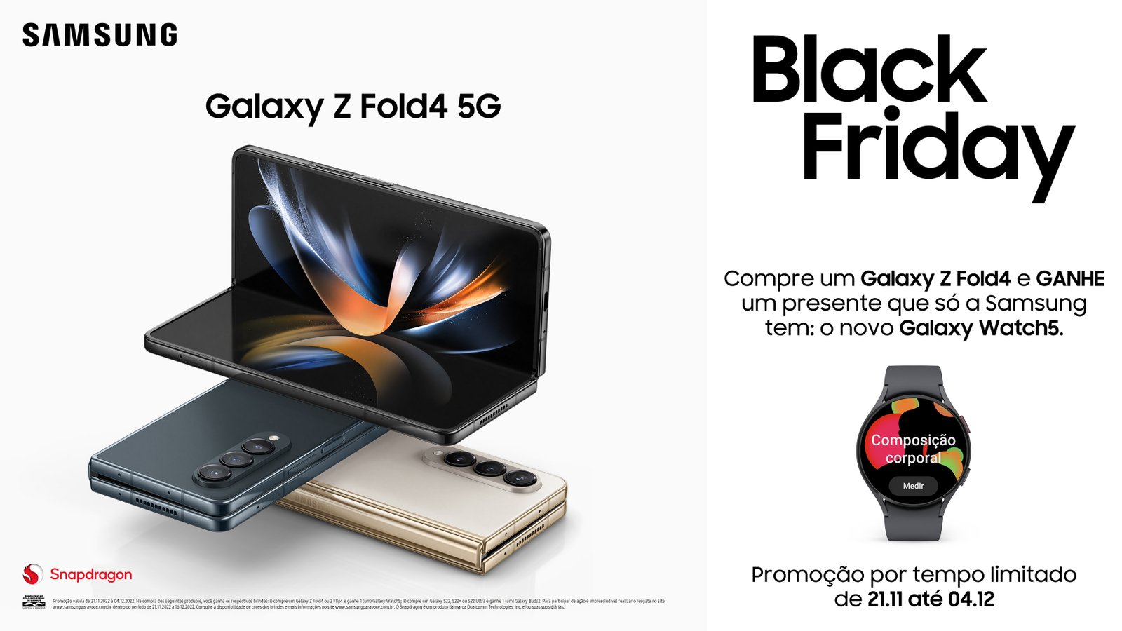Black Friday Samsung: compre um smartphone da linha S22 5G ou um dobrável Z Fold4 5G ou Z Flip4 5G e ganhe um - imagem 3