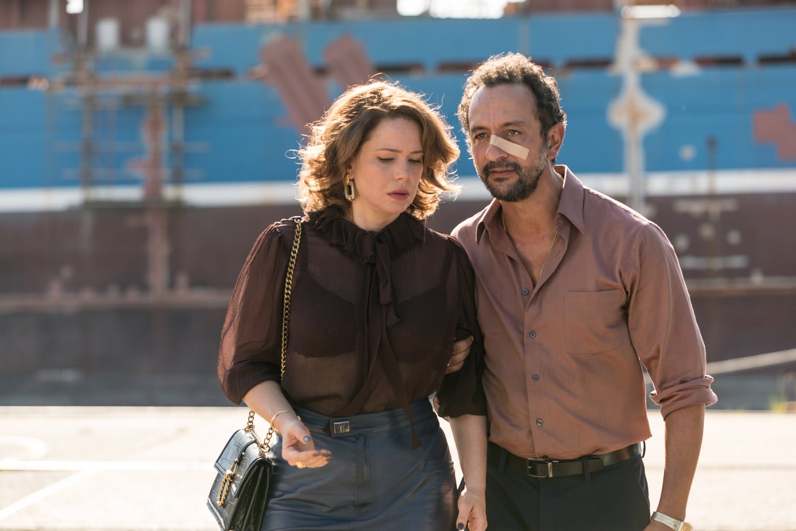 Fernando Coimbra filma o longa “Os Enforcados”, com Leandra Leal e Irandhir Santos