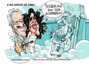 Gal e Boldrin no céu