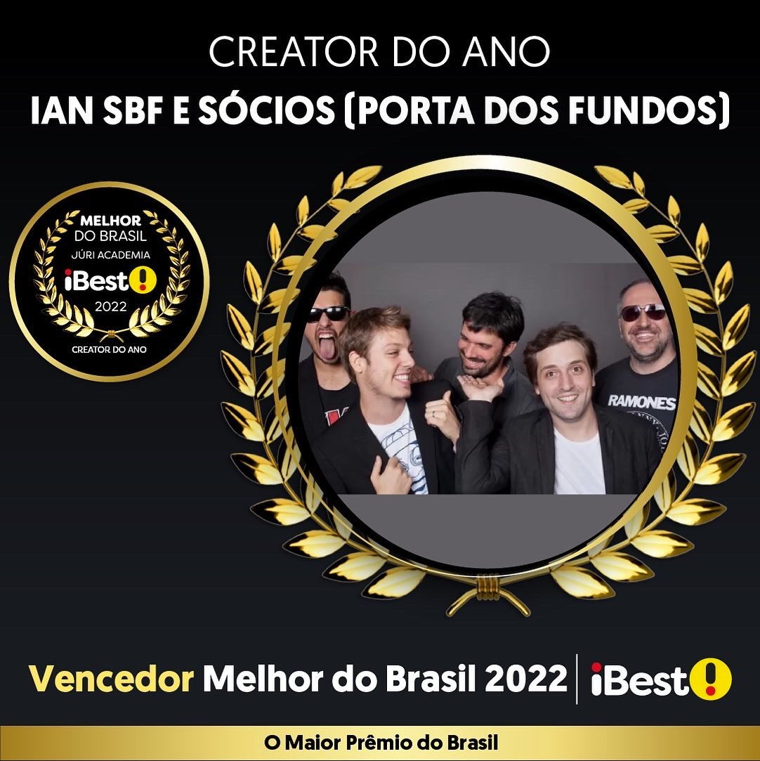 iBest 2022: Porta dos Fundos vence nas categorias “Humor” e “Creators do Ano” no maior prêmio da internet no - imagem 2