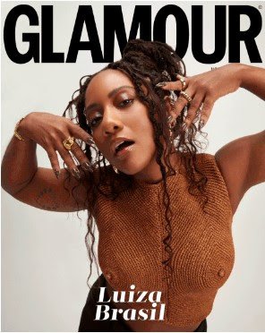 Luiza Brasil estrela a capa digital da Glamour de novembro