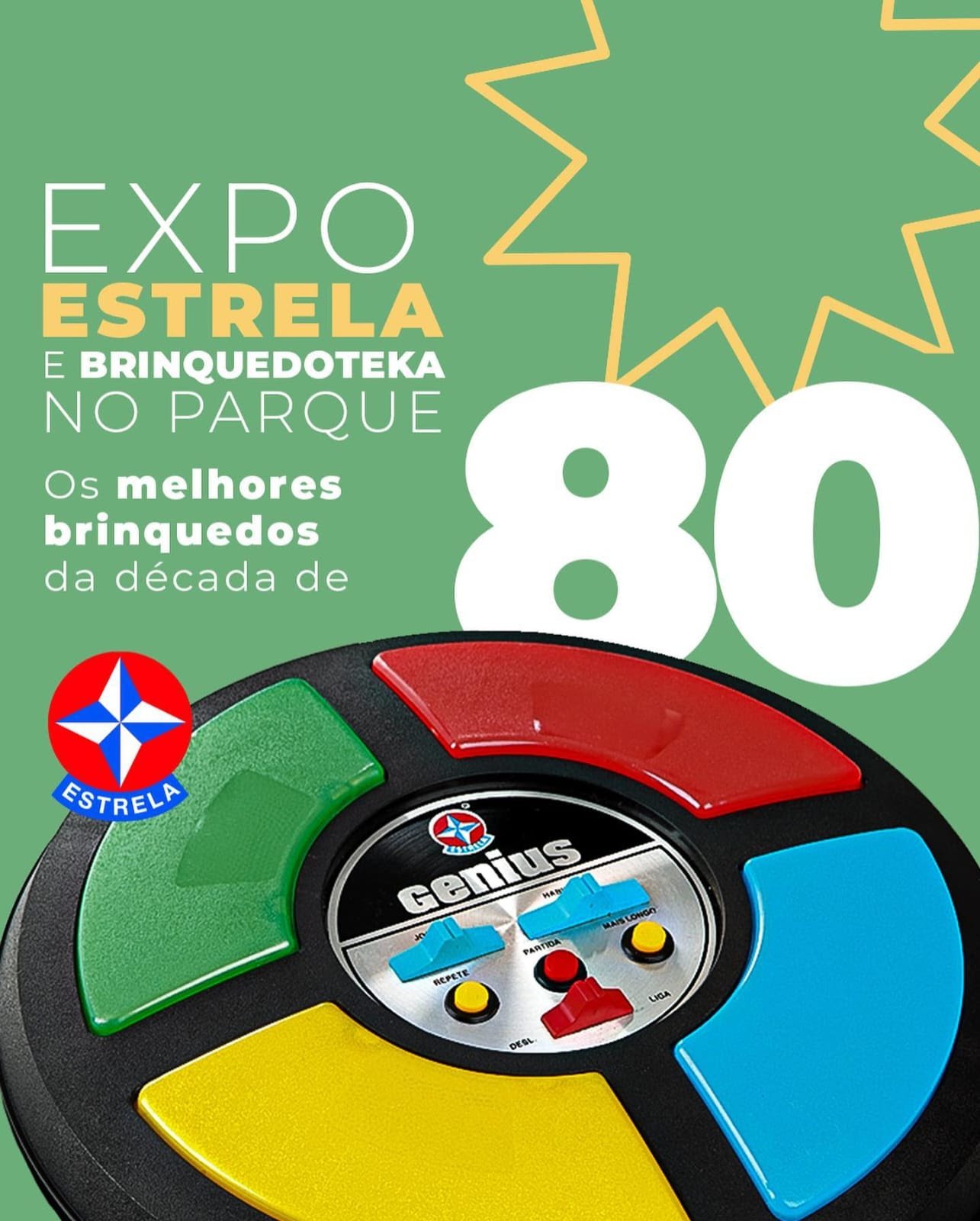 A nostalgia está no ar! Shopping Parque da Cidade recebe a Brinquedoteka e a Exposição de Clássicos Estrela