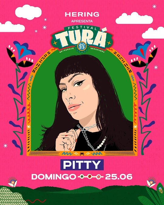 Turá apresenta Pitty na sua segunda edição, marcada para 24 e 25 de junho de 2023, no Parque Ibirapuera