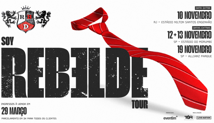 RBD ANUNCIA NOVAS DATAS DA TURNÊ INTERNACIONAL SOY REBELDE TOUR 2023 NO BRASIL