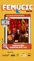 Músicos de todo o país já podem se inscrever para o edital de seleção do Femucic