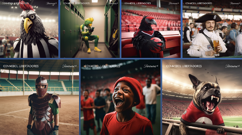 PARAMOUNT+ RECRIA MASCOTES DOS TIMES BRASILEIROS USANDO INTELIGÊNCIA ARTIFICIAL PARA CELEBRAR A CONMEBOL - imagem 2