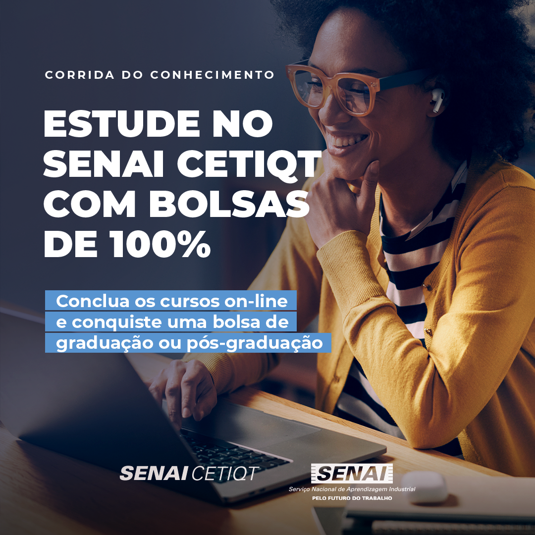 Corrida do Conhecimento SENAI CETIQT: oportunidades de bolsas de estudo de graduação e pós-graduação através