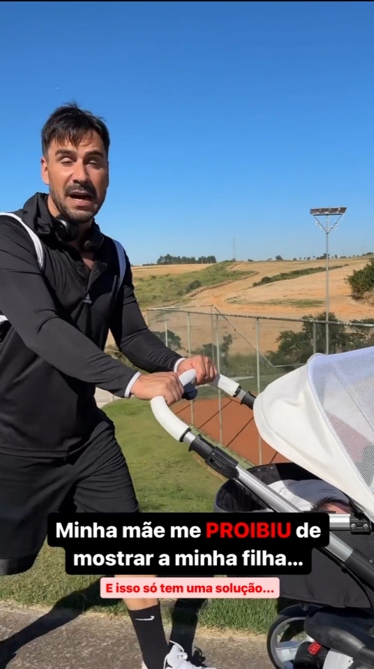 Julio Rocha conta que mãe proibiu ele de mostrar o rosto da filha: “Gerou um certo conflito familiar” - imagem 2