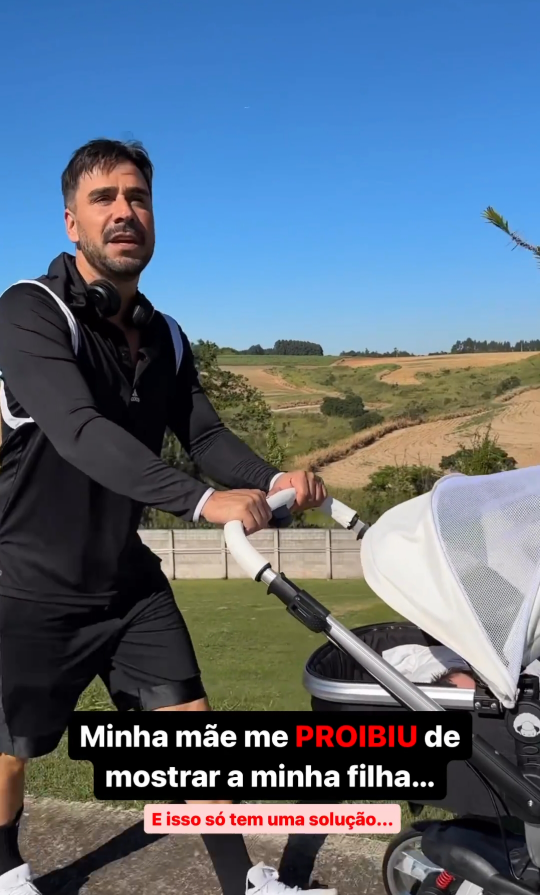 Julio Rocha conta que mãe proibiu ele de mostrar o rosto da filha: “Gerou um certo conflito familiar” - imagem 5