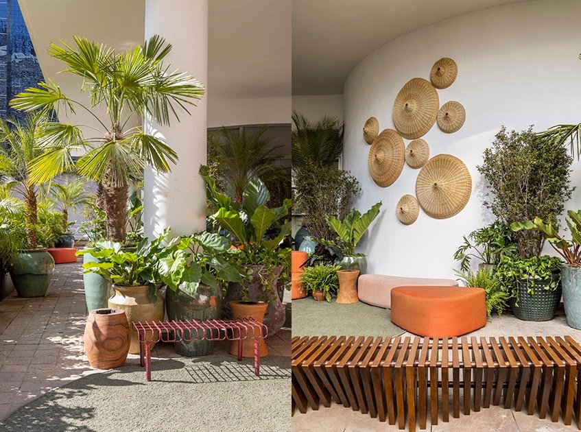 No Mirante Paulista, de Catê Poli e João Jadão para a CASACOR São Paulo, peças de design orgânico integram o - imagem 7