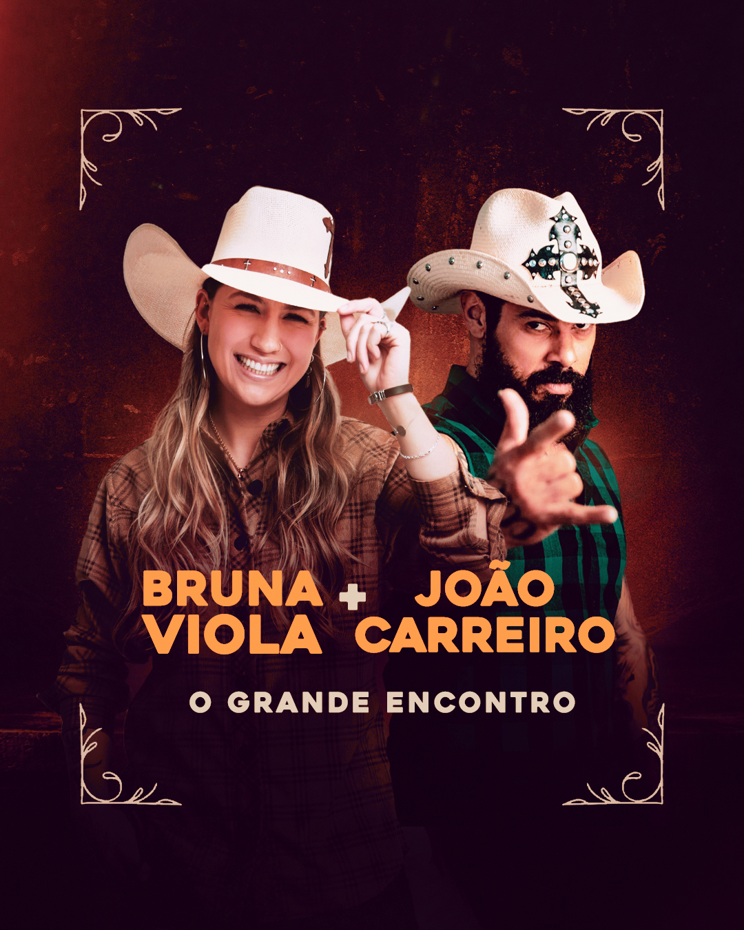 “O GRANDE ENCONTRO”: Bruna Viola e João Carreiro lançam show inédito juntos