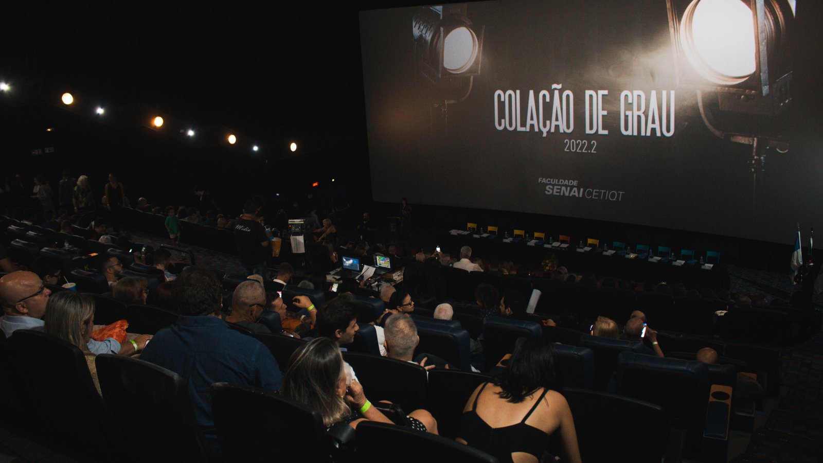 SENAI CETIQT realiza Colação de Grau no cinema UCI do Shopping New York City Center