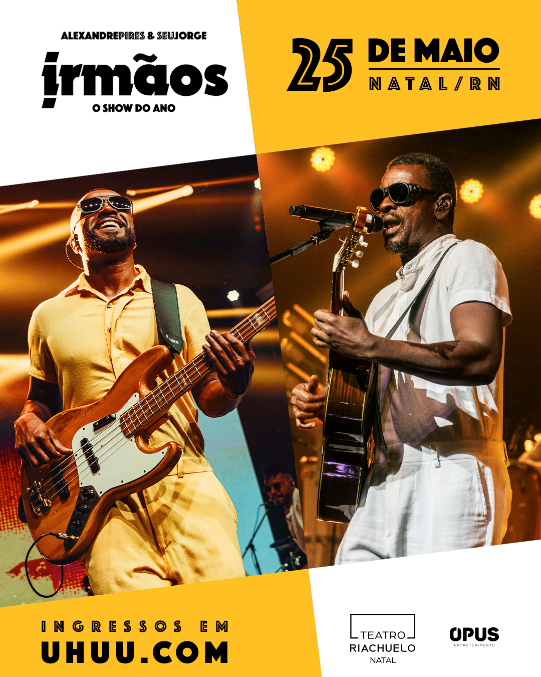 Seu Jorge e Alexandre PiresEleito o “Show do Ano” no Prêmio Multishow 2022, “Irmãos” retorna ao Nordeste - imagem 9