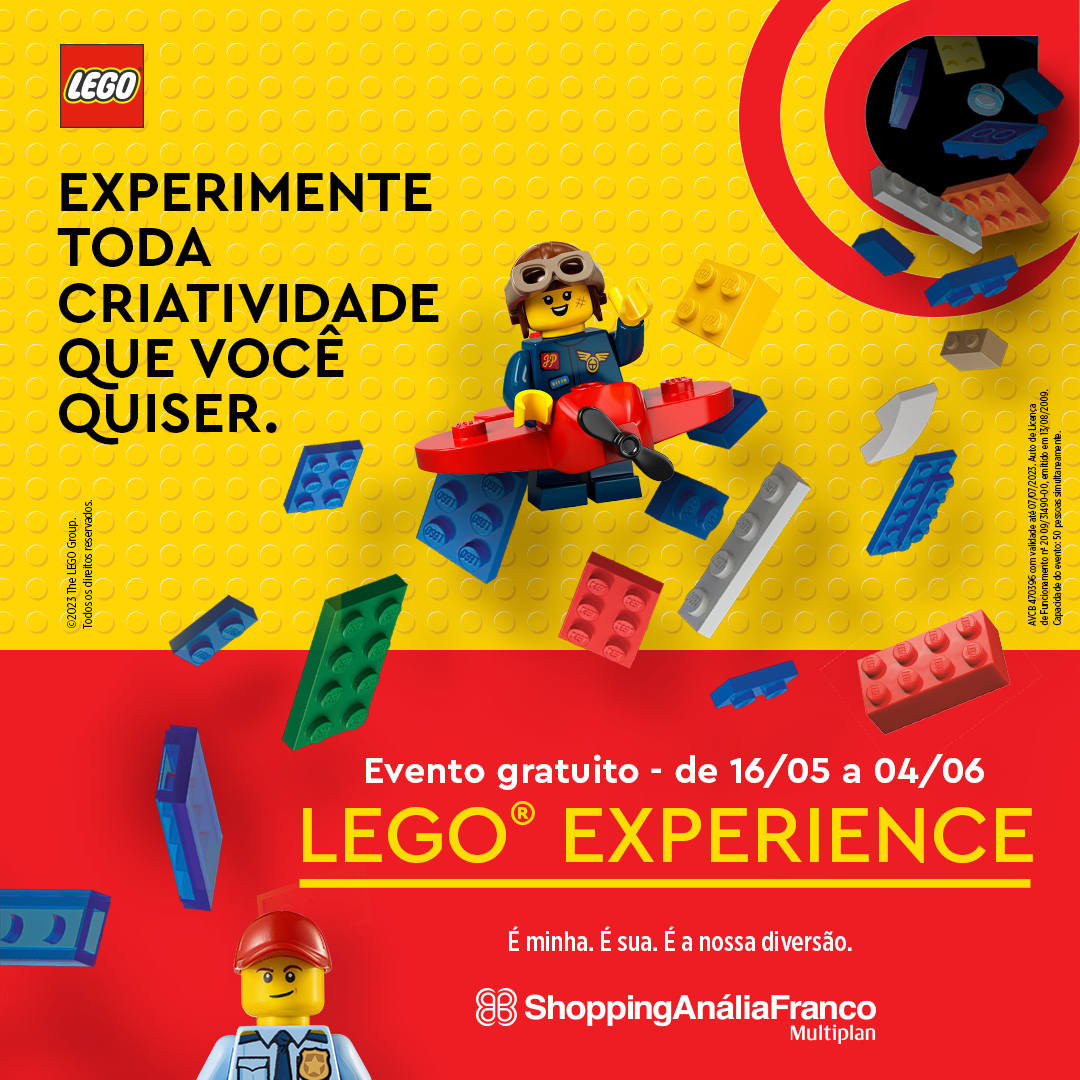 Shopping Anália Franco recebe LEGO® Experience para unir a família com muita diversão - imagem 2