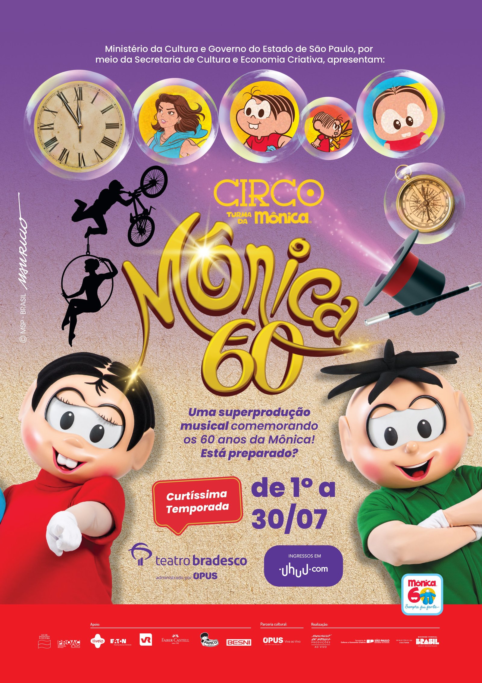 TAÍS ARAÚJO VIRA PERSONAGEM PARA GUIAR O ENREDO DO ESPETÁCULO “CIRCO TURMA DA MÔNICA" - imagem 3