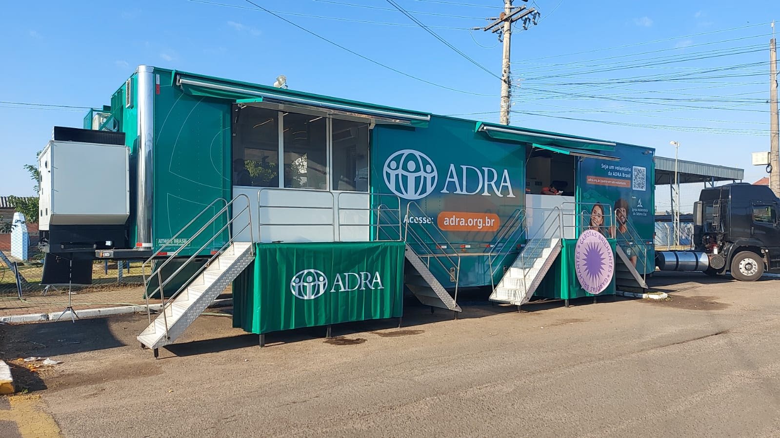 Carreta solidária da ADRA segue com atendimento intensivo às vítimas de ciclone no Rio Grande do Sul
