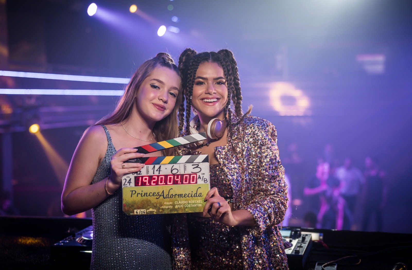 Estrela de “Princesa Adormecida”, Pietra Quintela filma com Maisa Silva