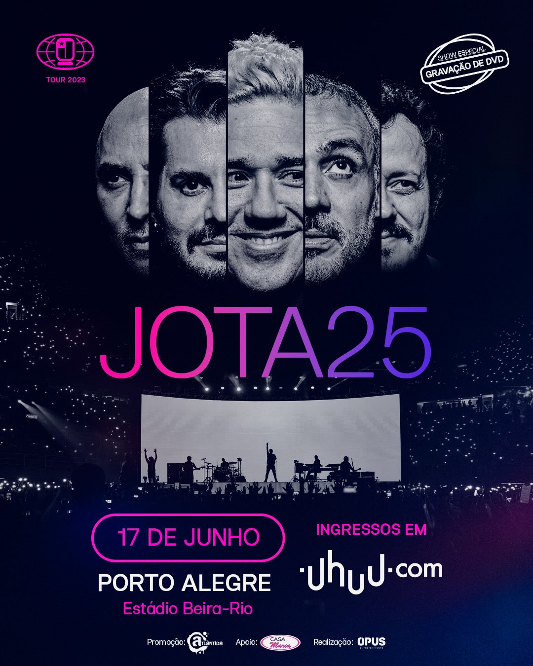 Jota Quest grava DVD, neste sábado, da tour “JOTA25” em Porto Alegre - imagem 2