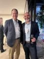 Tom Mario Ringseth, cônsul da Noruega no Brasil, e Marco Brotto, caçador de aurora boreal