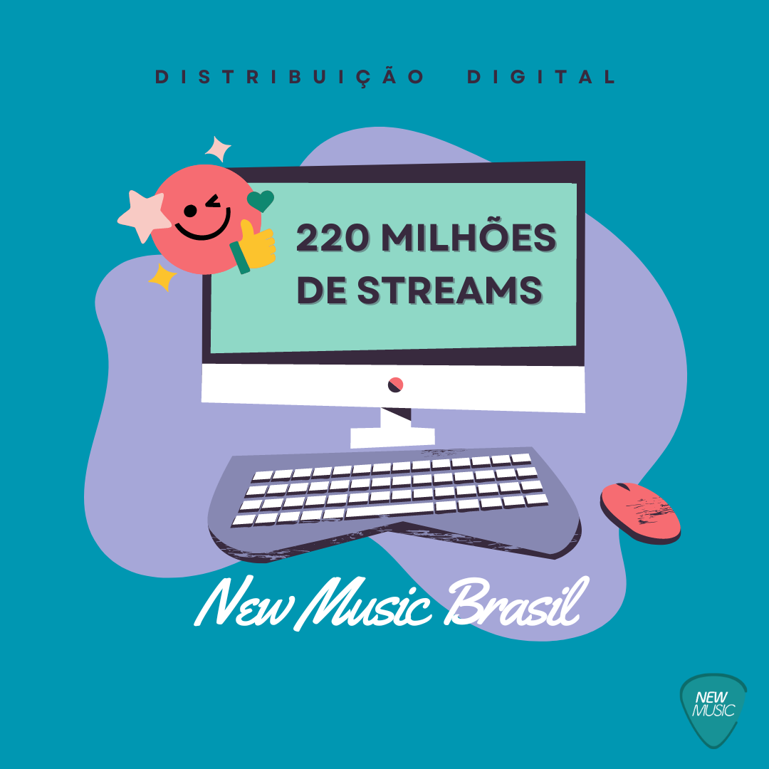 New Music Brasil ultrapassa220 milhões de streams em músicas distribuídas