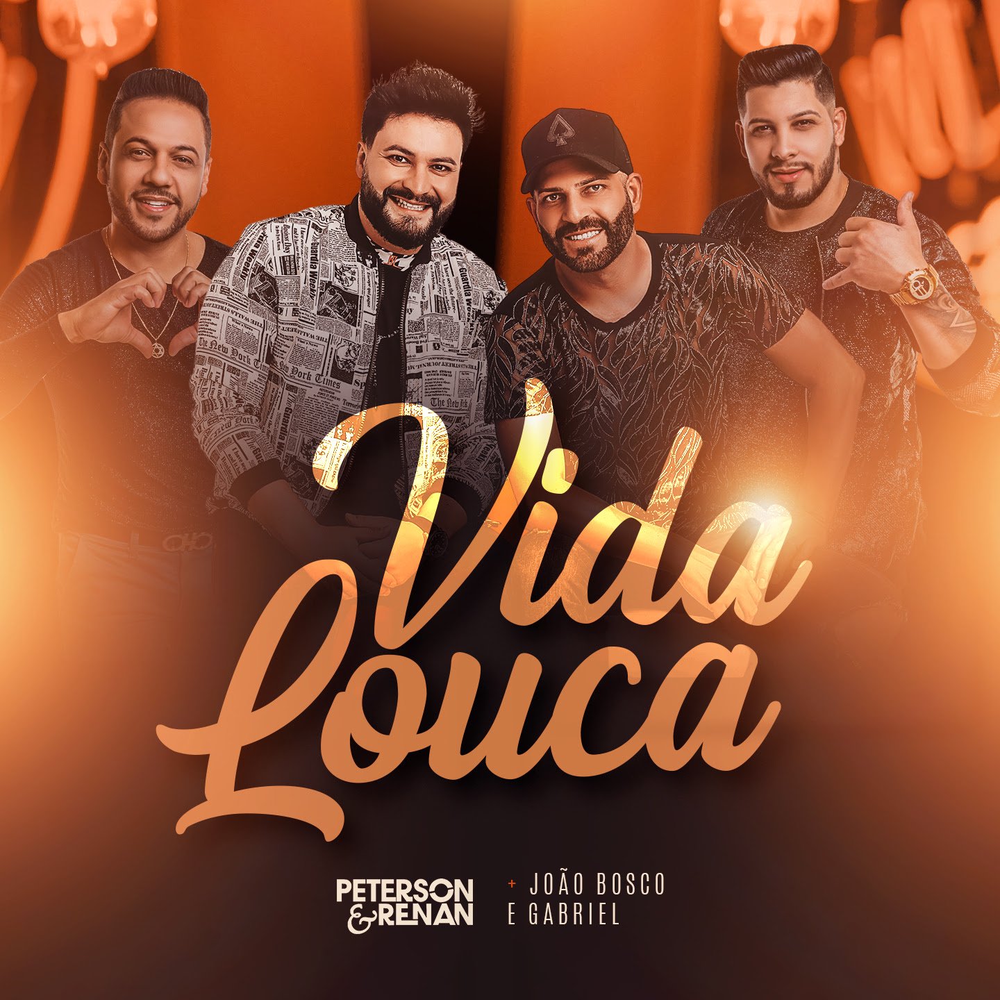 Peterson & Renan anunciam parceria com João Bosco & Gabriel