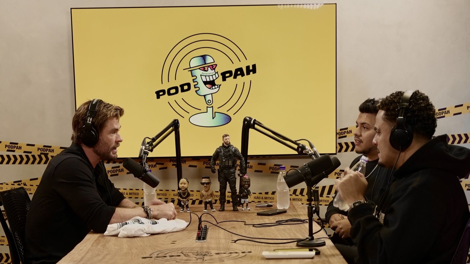 Principais trechos Chris Hemsworth no Podpah