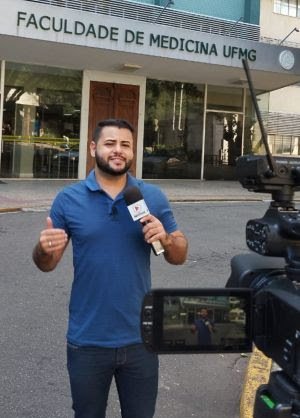 Programa André Show, exibido na Band Minas, anuncia Heberton Lopes como novo repórter
