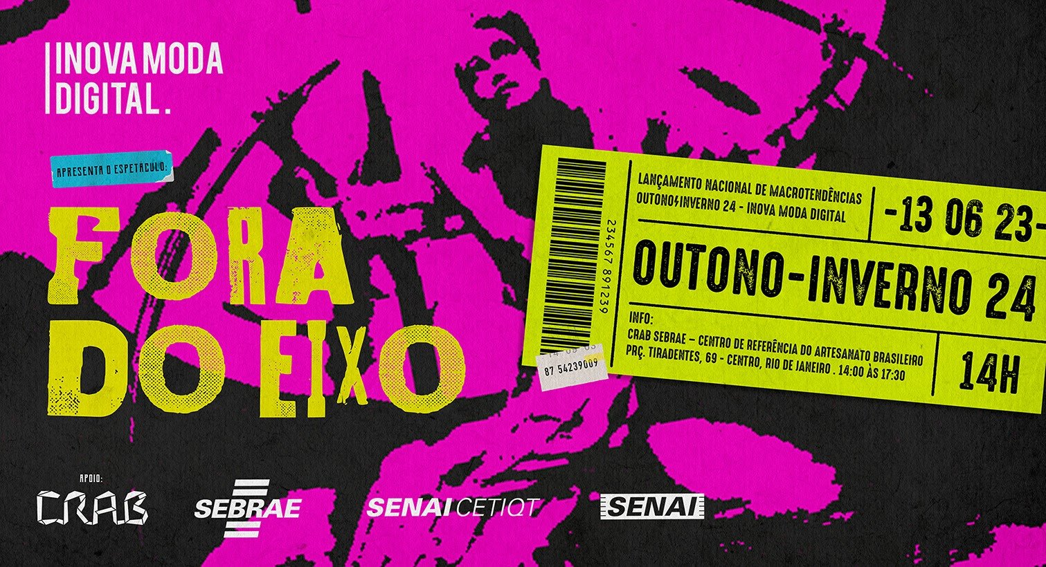 SENAI CETIQT promove evento de lançamento da Macrotendência Outono/Inverno 24 da Plataforma Inova Moda Digital