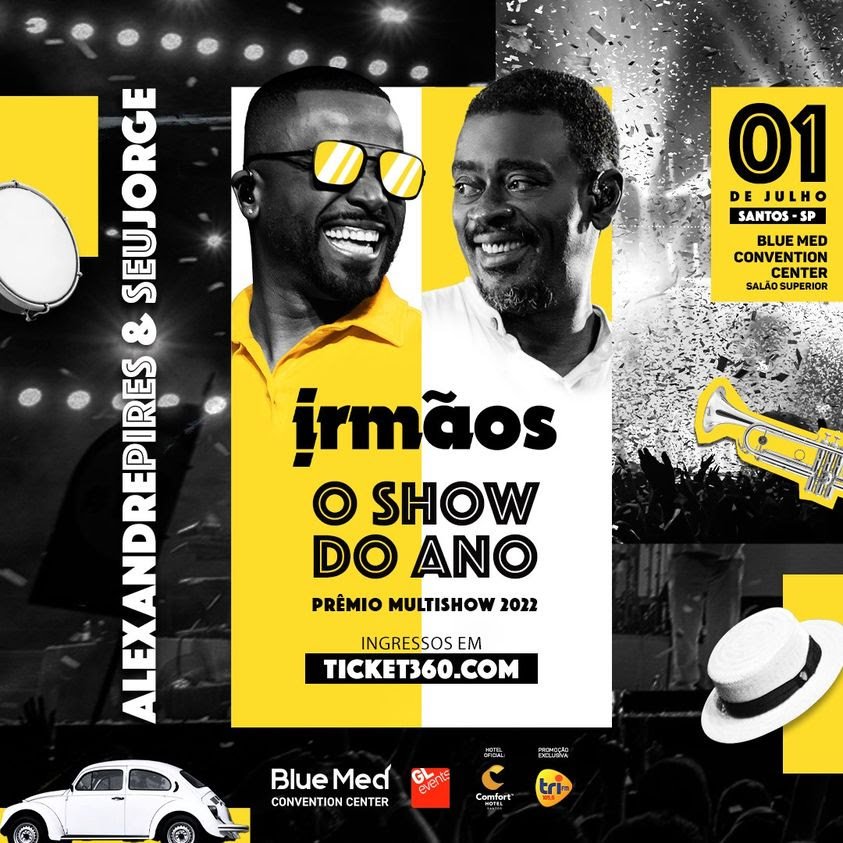 Seu Jorge e Alexandre Pires Eleito o “Show do Ano” no Prêmio Multishow 2022, “Irmãos” finalmente chega a - imagem 7