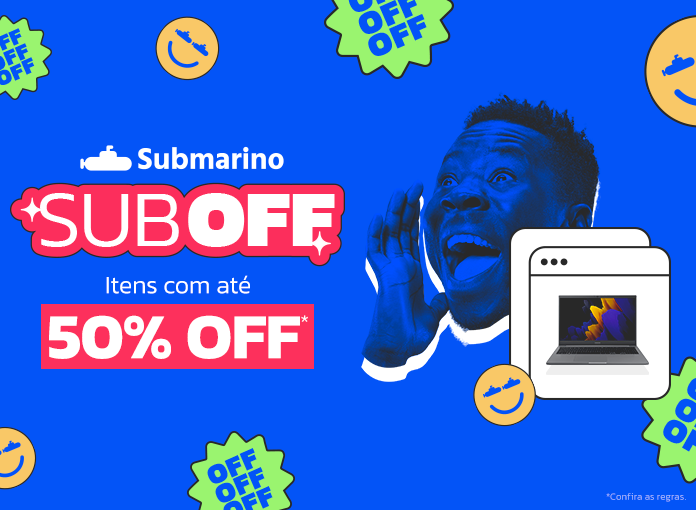 SUB OFF: confira ofertas de até 50% de desconto em produtos no Submarino - imagem 2