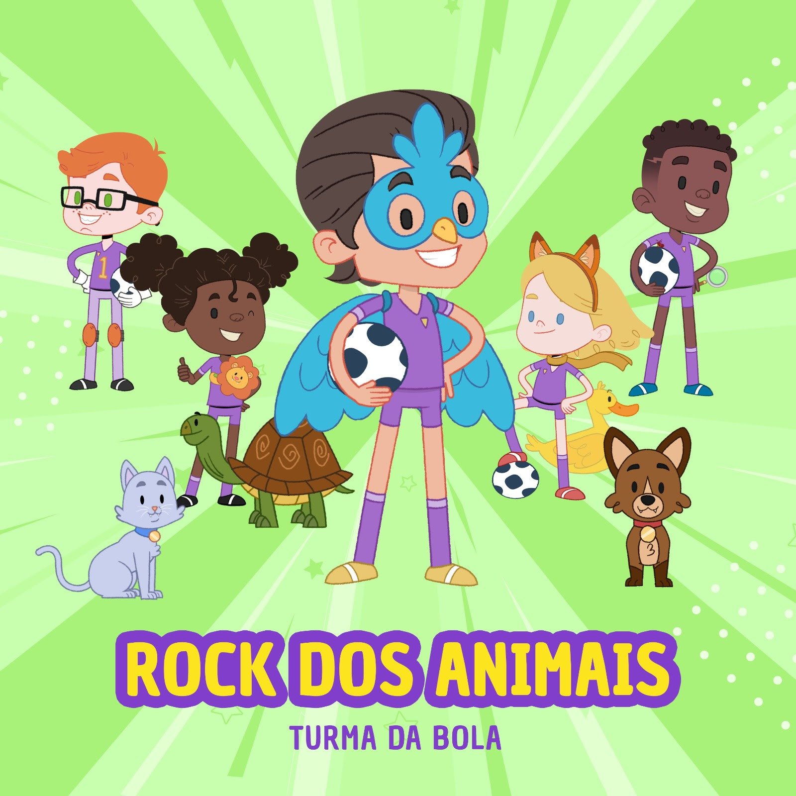 Turma da Bola apresenta “Rock dos Animais”, novo episódio com música da Banda Malta