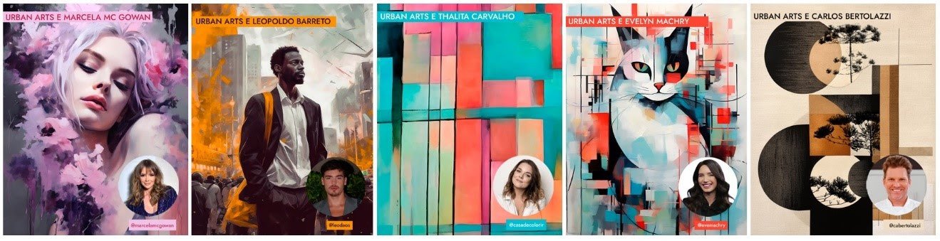 Urban Arts convida personalidades para criar obras de arte com ajuda da Inteligência Artificial - imagem 2