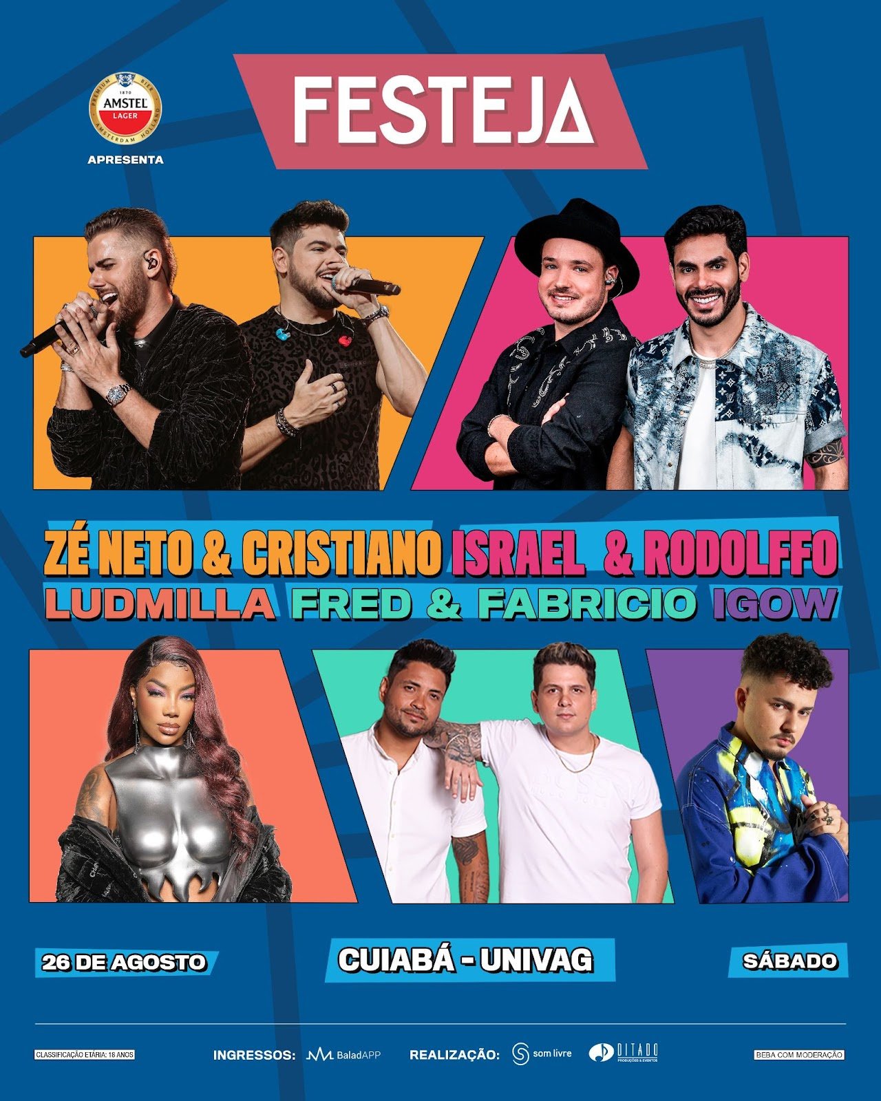 Zé Neto & Cristiano, Israel & Rodolffo e Ludmilla são os headliners do Festeja em Cuiabá - imagem 2