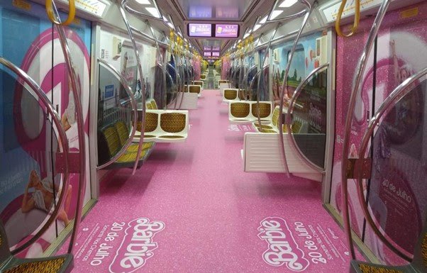 Linha 4-Amarela ganha vagão temático de Barbie - imagem 2